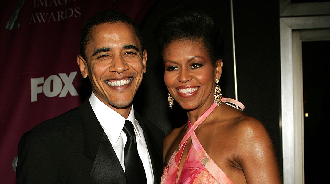 Ο Μπαράκ Ομπάμα και η σύζυγός του Μισέλ