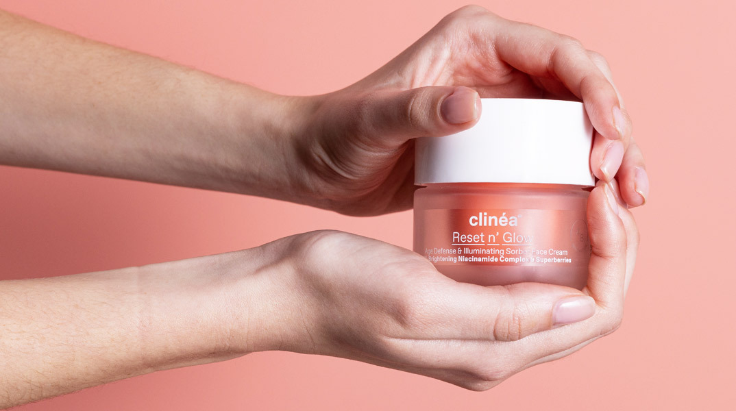 clinéa: Reset n’ Glow, δροσερή sorbet κρέμα προσώπου