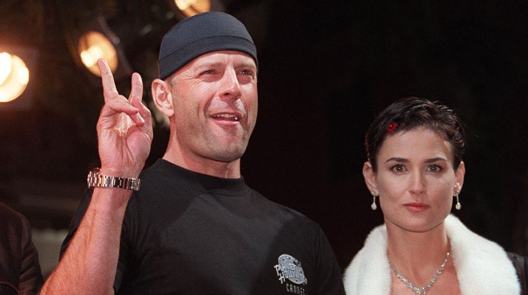 Μπρους Γουίλις και Ντέμι Μουρ στις Κάννες το 1997