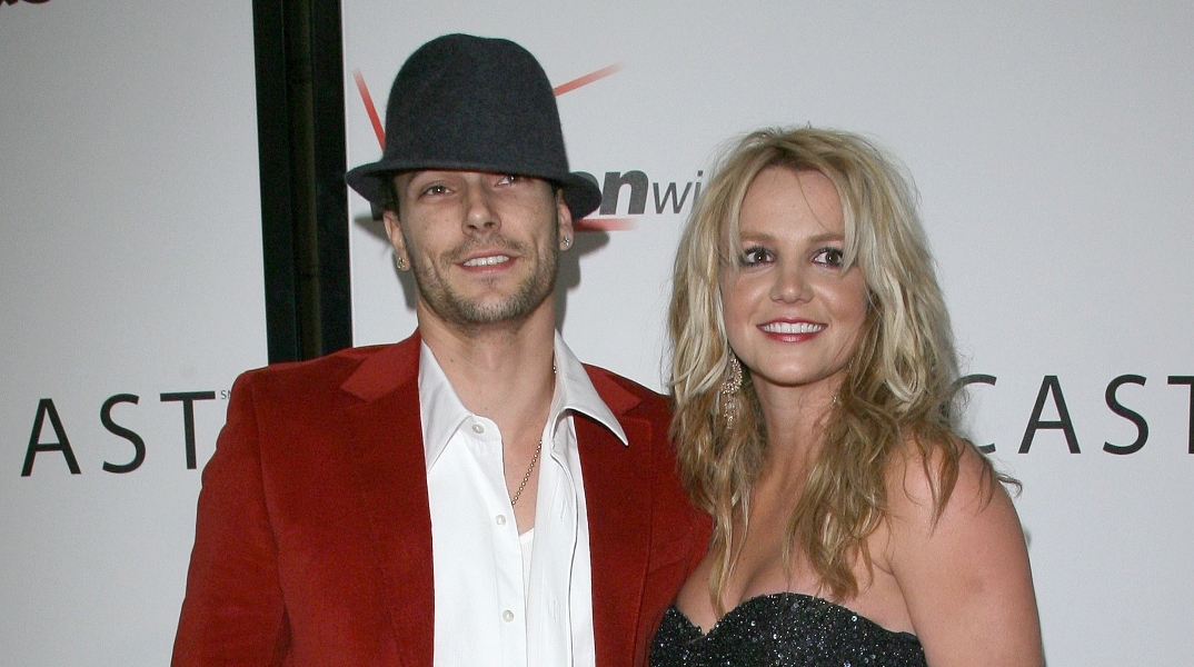 Ο Κέβιν Φέντερλαϊν με την Mπρίτνεϊ Σπίαρς