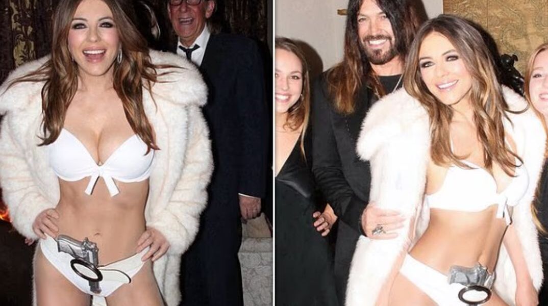 Η Ελίζαμπεθ Χάρλεϊ υποδέχθηκε το 2026 σαν Bond girl — με μπικίνι και γούνα