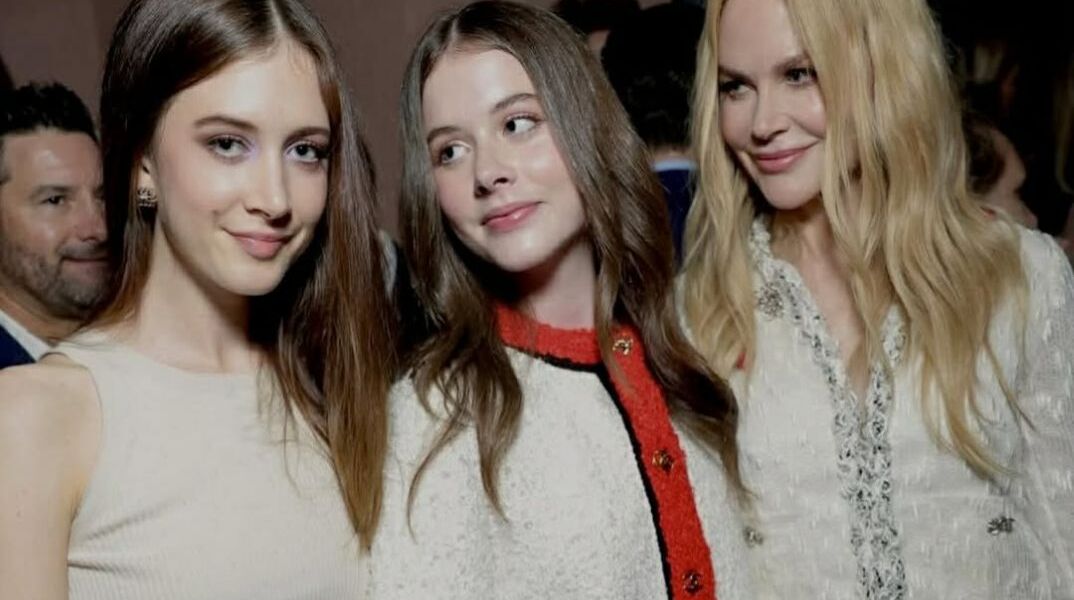 H κόρη της Νικόλ Κίντμαν, Σάντεϊ Ρόουζ, με την αδερφή και τη μητέρα της