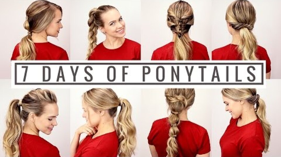 7 Days of Ponytails!