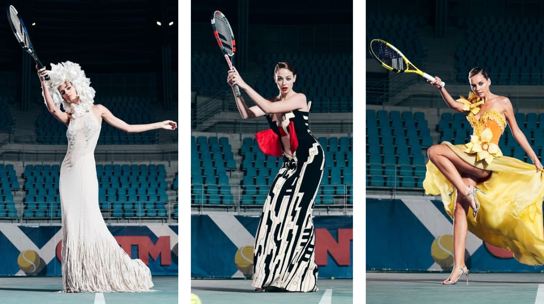 Η φωτογράφιση των μοντέλων του GNTM με θεματική tennis