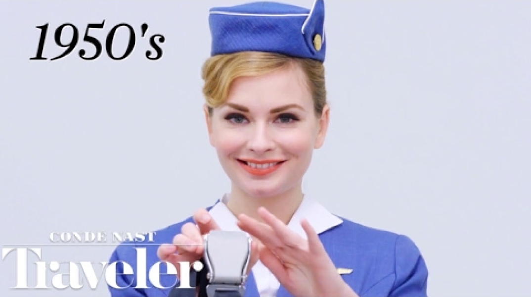 100 Years of Flight Attendant Uniforms | Condé Nast Traveler