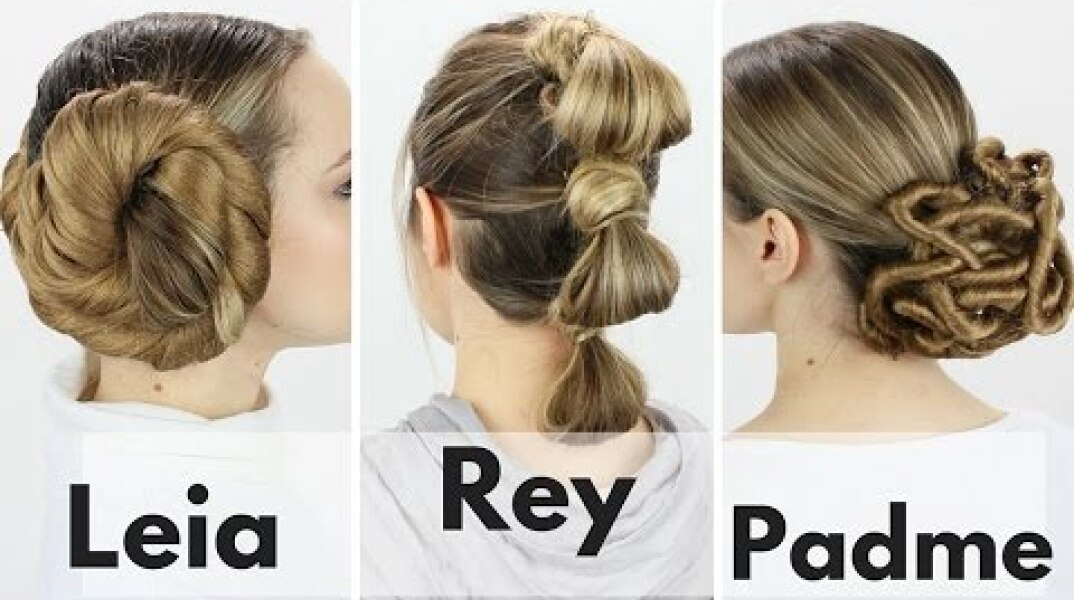 3 Iconic Star Wars Hairstyles Tutorial!