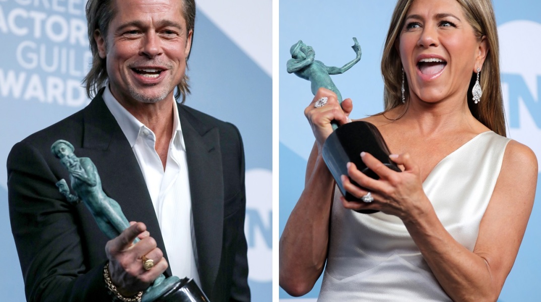 Brad Pitt και Jennifer Aniston στα βραβεία SAG