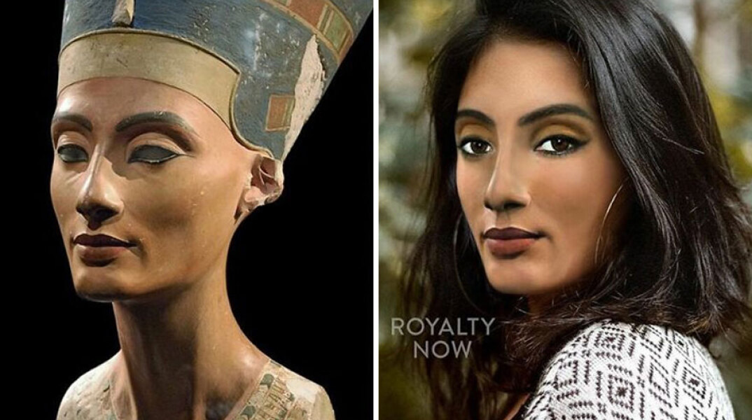 Η βασίλισσα της Αιγύπτου Νεφερτίτη και το πώς θα ήταν σήμερα