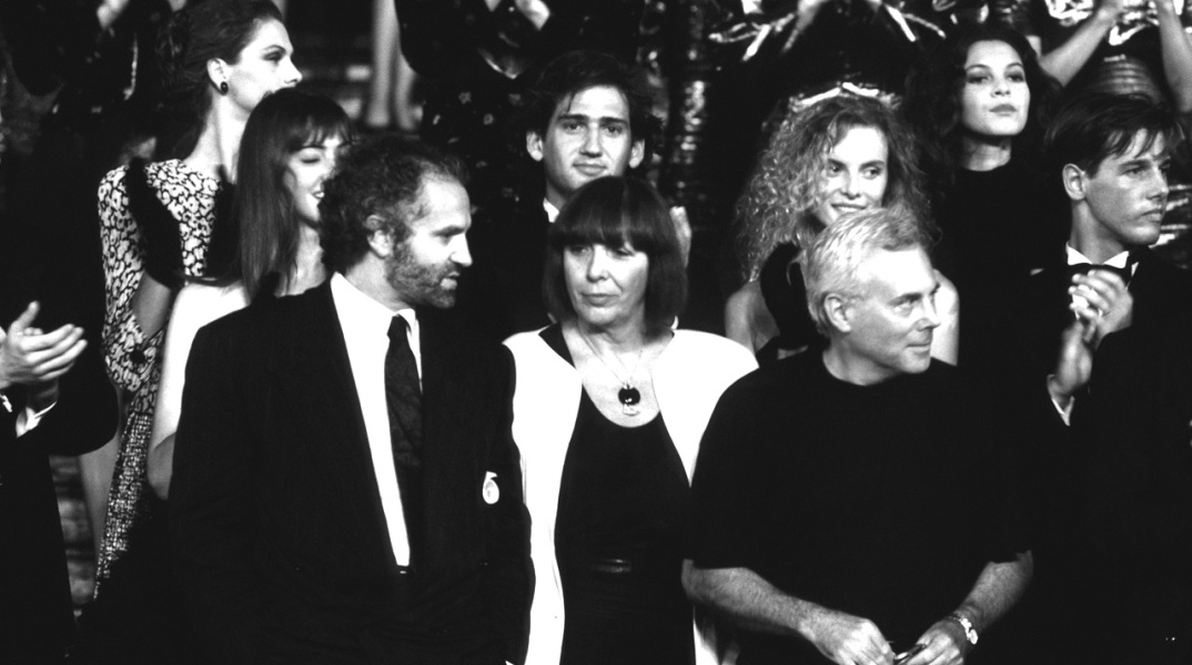 Giorgio Armani, Krizia, Gianni Versace, Ρώμη, 20 Ιουλίου 1987