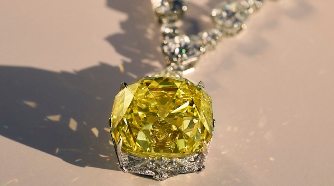 Το κολιέ με το κίτρινο διαμάντι Tiffany