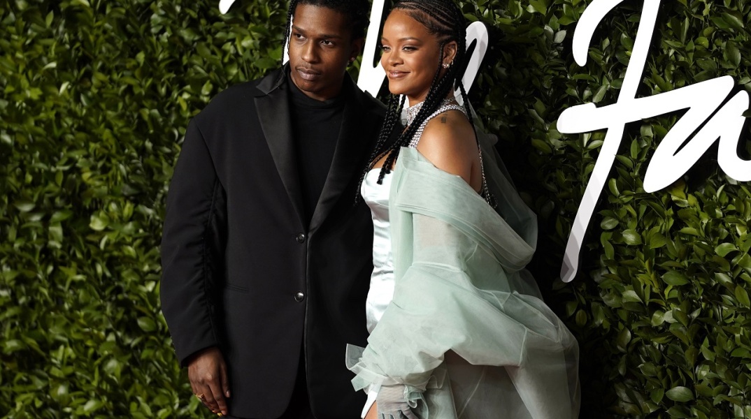Rihanna και Asap Rocky στα Fashion Awards, 2019
