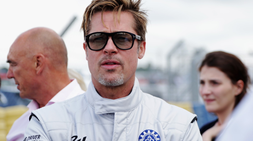 Φωτογραφία του Brad Pitt από τον διάσημο αγώνα Le Mans 24.