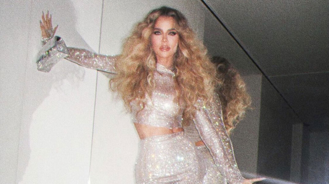 Η Khloe Kardashian με δημιουργία Celia Kritharioti στο πάρτι της Beyonce