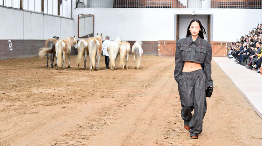 Horses on the catwalk: Stella McCartney pushes leather-free style