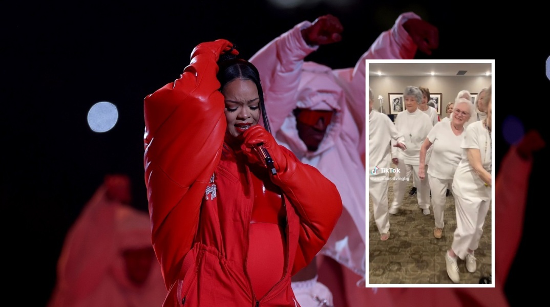 H Rihanna και ο Jay-Z έστειλαν λουλούδια σε ηλικιωμένες που έκαναν αναπαράσταση του σόου στο Super Bowl - Η μίμηση του «Rude Boy» έγινε viral στο TikTok.