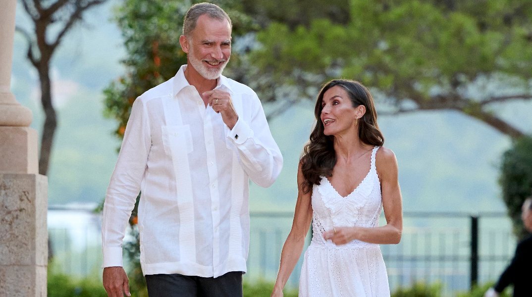 Βασιλιάς Φελίπε και βασίλισσα Λετίθια κατά τη διάρκεια των διακοπών τους στη Μαγιόρκα 