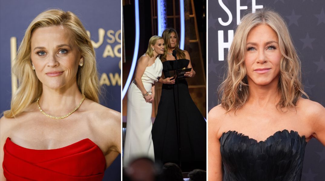 Η Τζένιφερ Άνιστον έμεινε άφωνη όταν έμαθε το πραγματικό όνομα της Ρις Γουίδερσπουν, μετά από 25 χρόνια στενής φιλίας - Η αντίδρασή της έγινε viral.