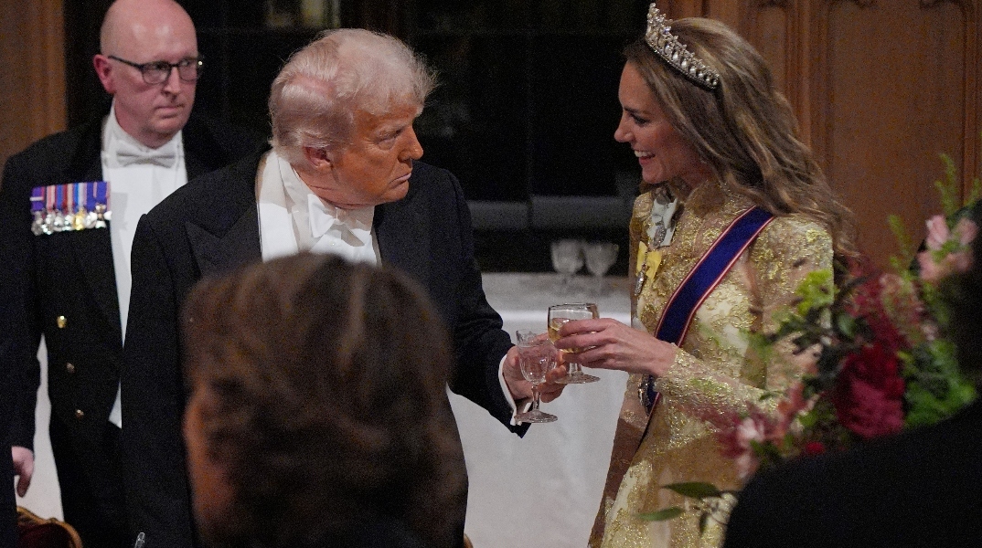 Ο εντυπωσιασμένος Τραμπ από τη γοητεία της Κέιτ Μίντλετον