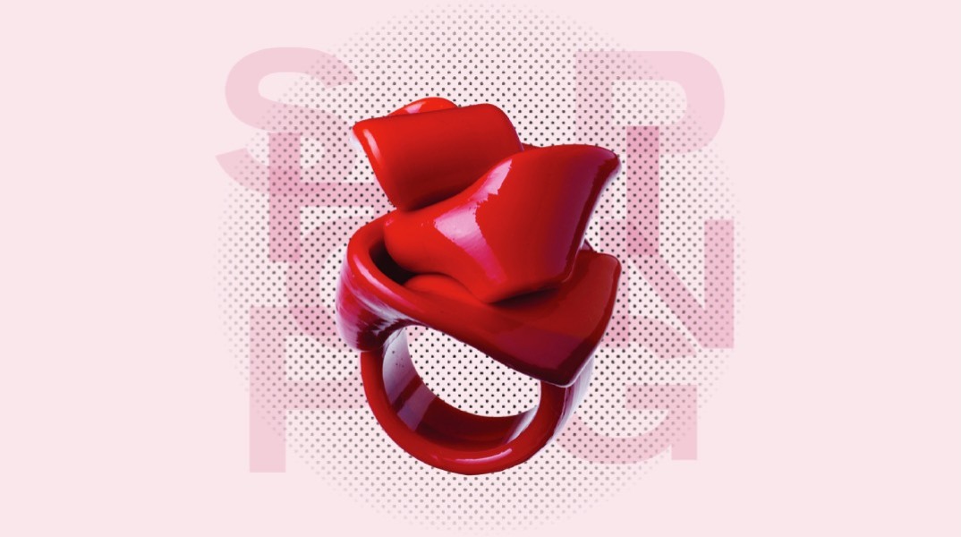 ZOUMBOULAKIS GALLERIES Δαχτυλίδι “Pesce Gaetano” από μαλακή ρητίνη