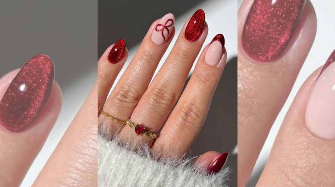 Τα πιο κομψά και εορταστικά κόκκινα νύχια της σεζόν