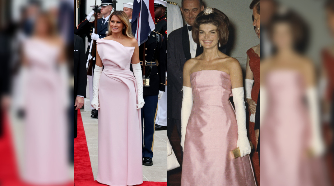 Η Μελάνια Τραμπ αντέγραψε την Τζάκι Κένεντι