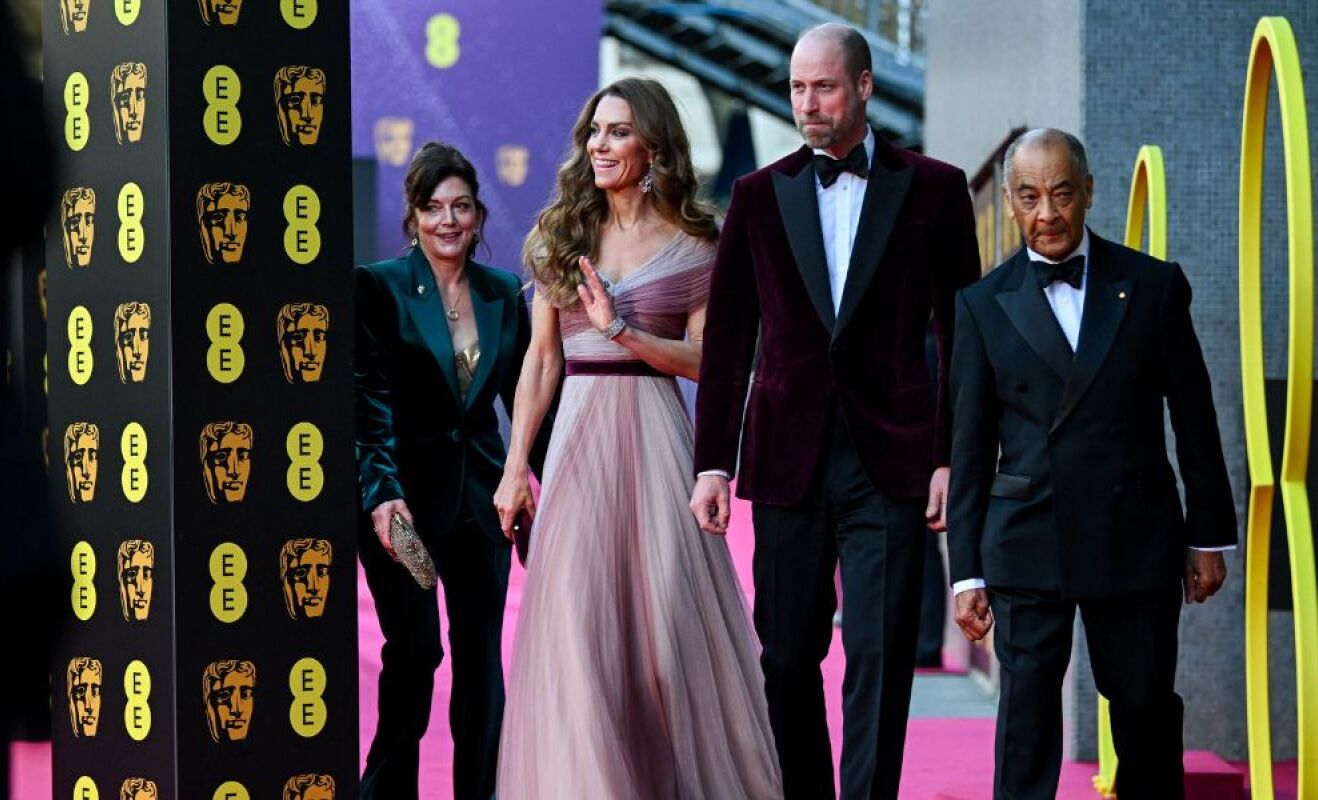 Η Κέιτ  Μίντλετον και ο Πρίγκιπας Γουίλιαμ επέστρεψαν στα BAFTA για πρώτη φορά μετά το 2023 © Jaimi Joy - WPA Pool/Getty Images