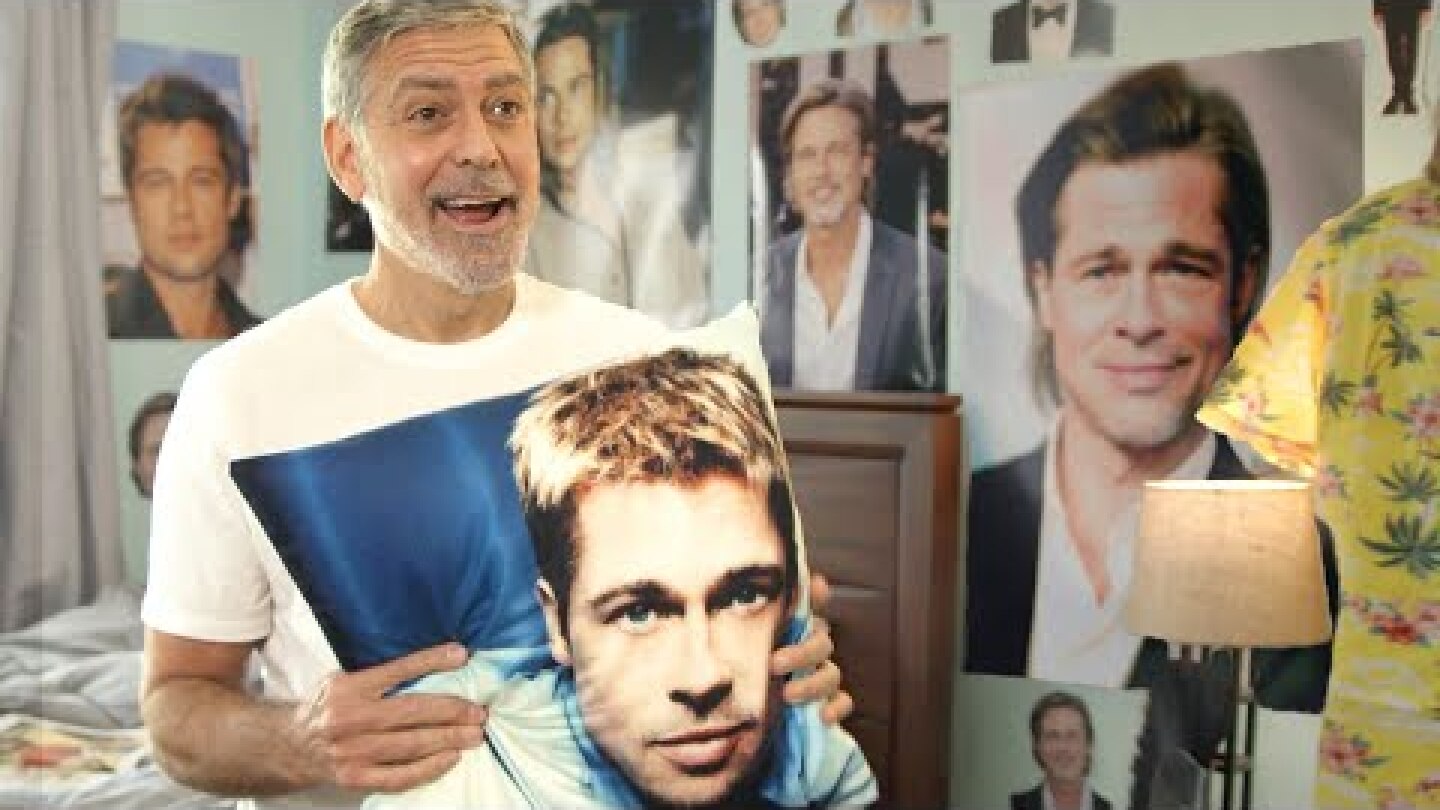 George Clooney is a Big Brad Pitt Fan and Terrible Roommate // Omaze