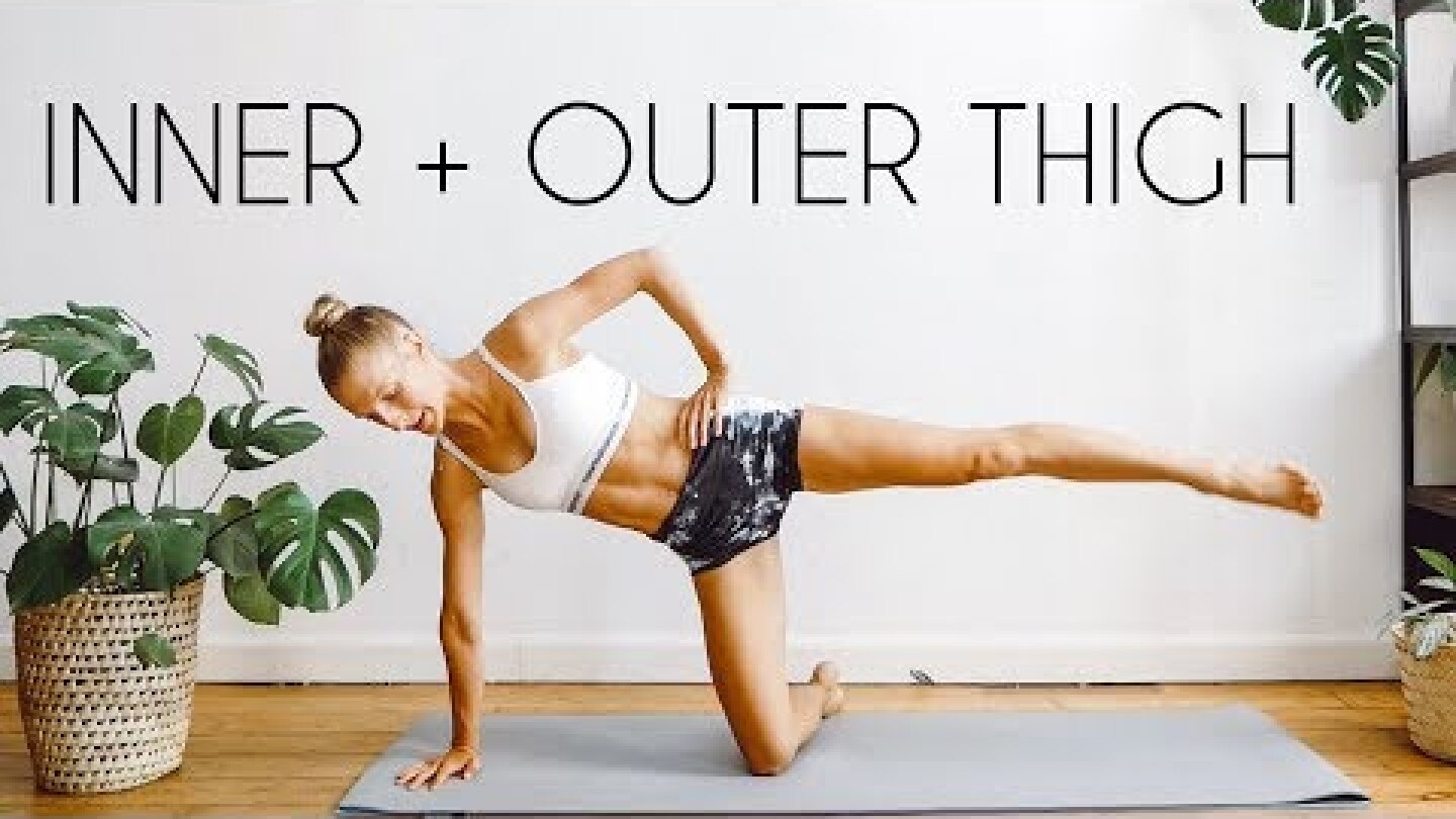 INNER & OUTER THIGH At Home Workout (No Equipment)
