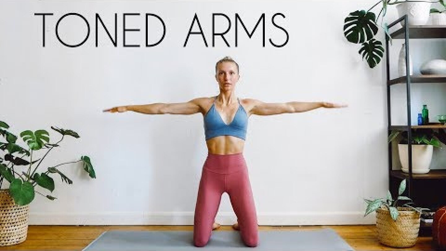 10 MIN TONED ARMS WORKOUT (At Home No Equipment)