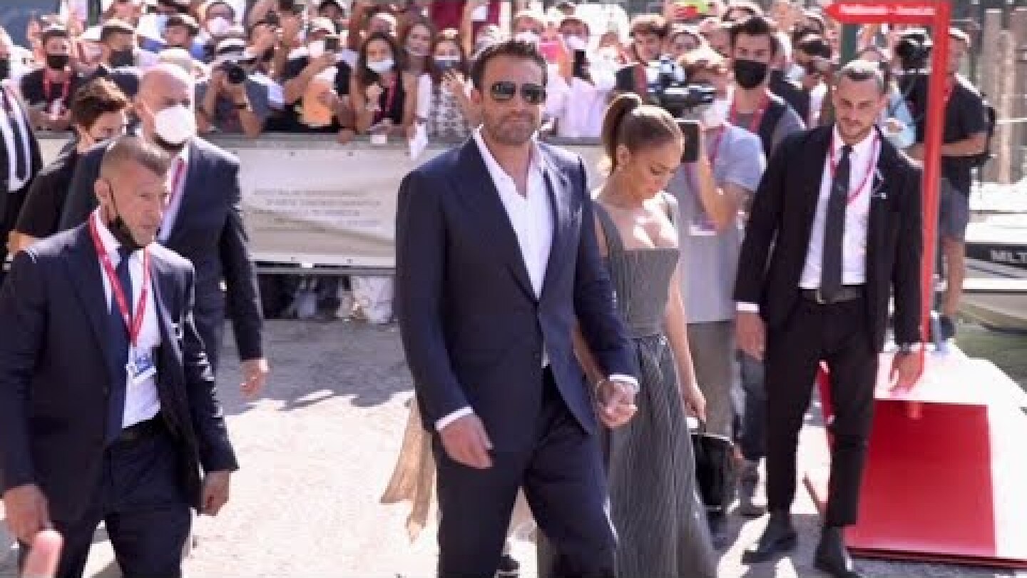 Ben Affleck and Jennifer Lopez at the Venice Film Festival 2021