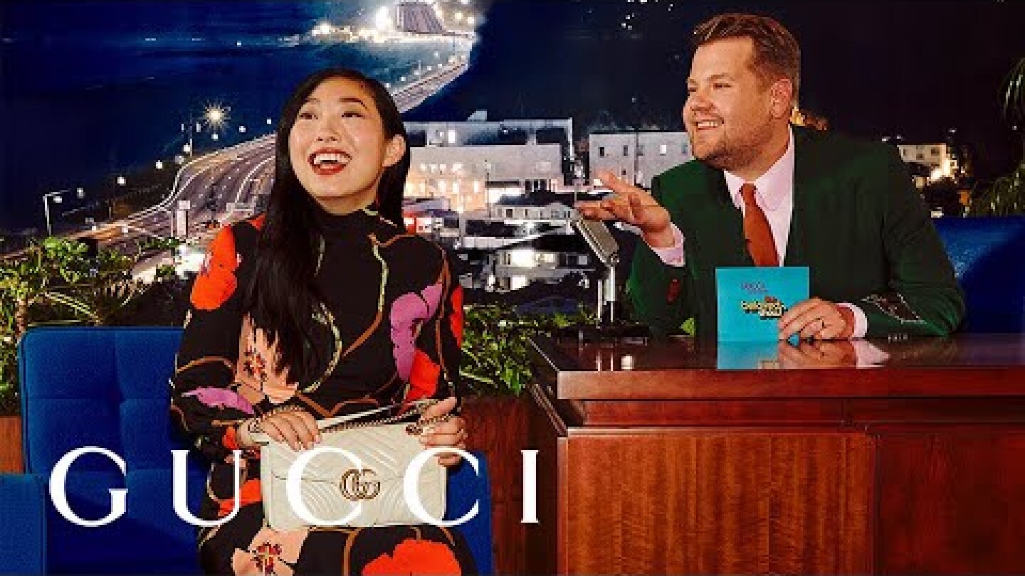 Awkwafina and James Corden on The Beloved Show