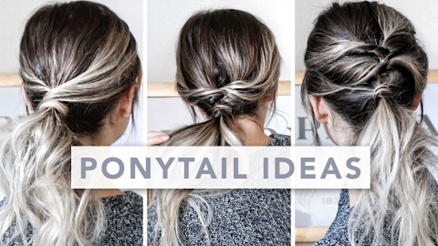 HAIR HACKS | 3 Different Ways to Wear a Ponytail