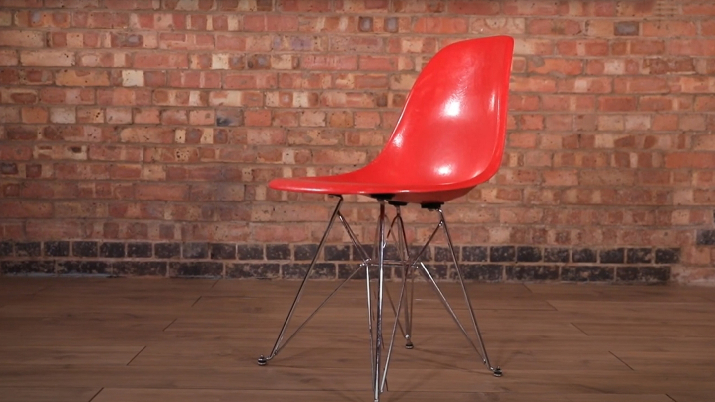 A Vintage Red Charles & Ray Eames DSR 'Eiffel' Side Chair by Herman Miller - An Introduction