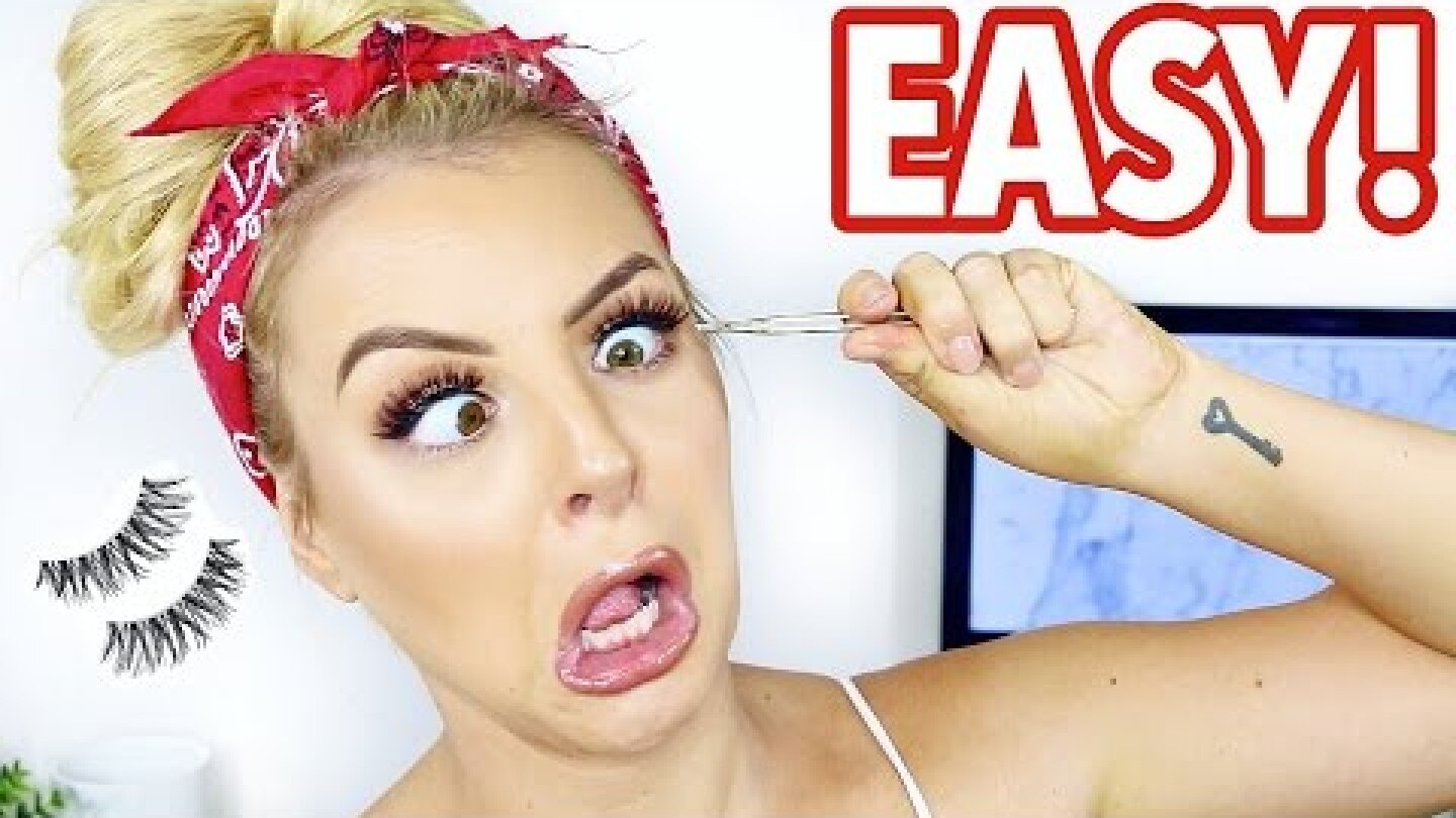 THE EASIEST WAY TO APPLY FALSE LASHES!