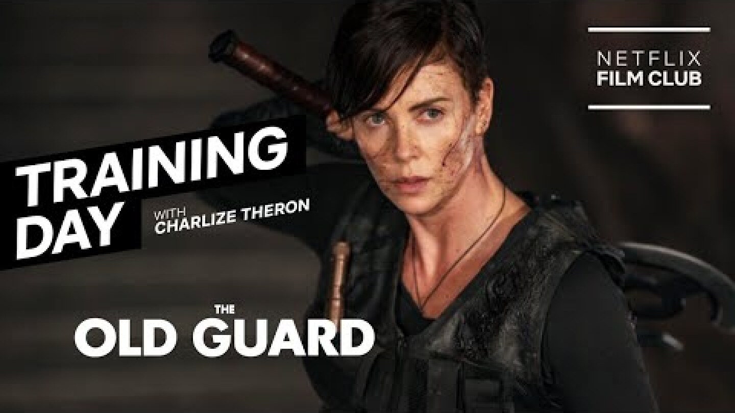 Charlize Theron's Axe Fight Training on The Old Guard | Netflix