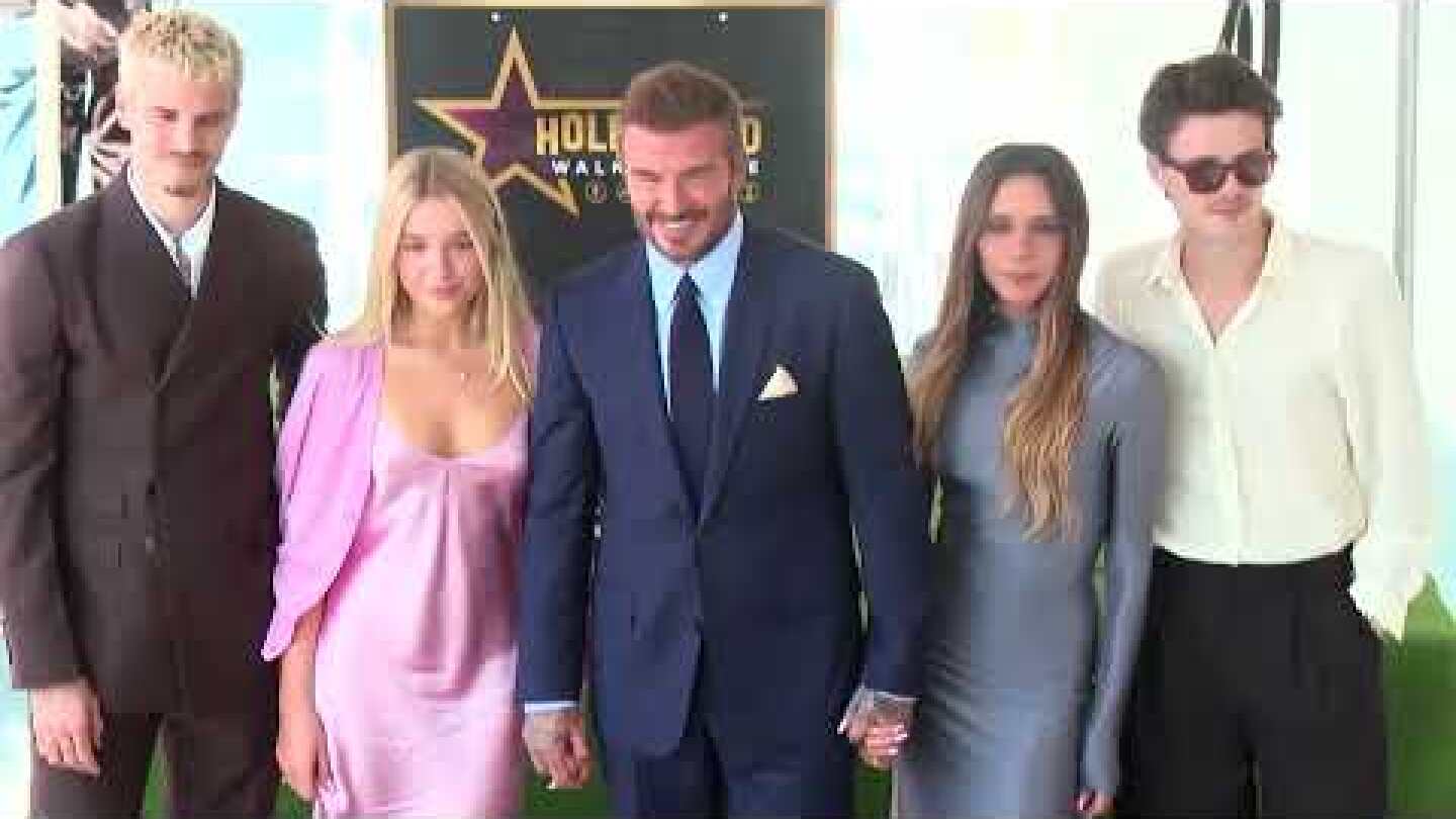 David Beckham gets Walk of Fame star