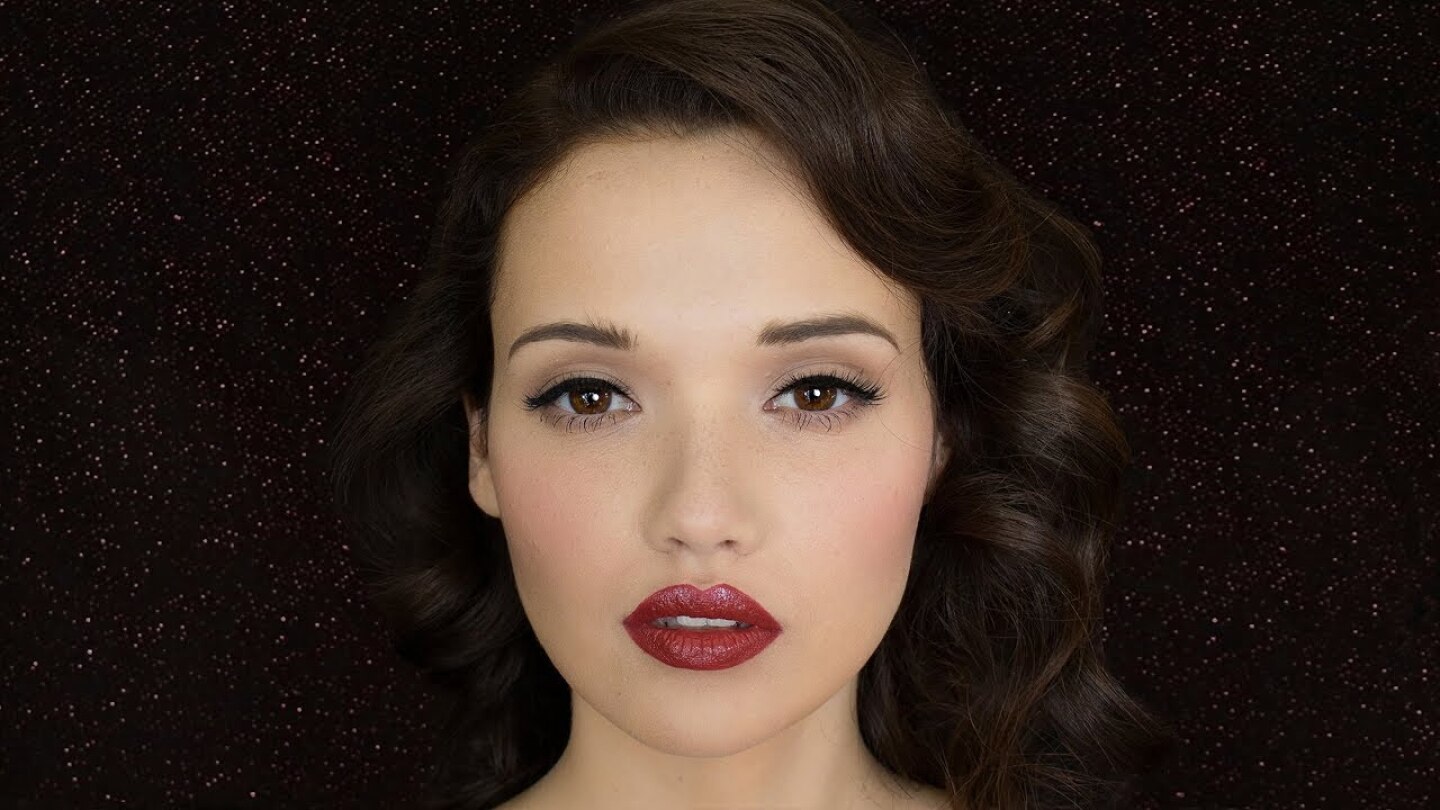 Classic 1950s Old Hollywood Makeup