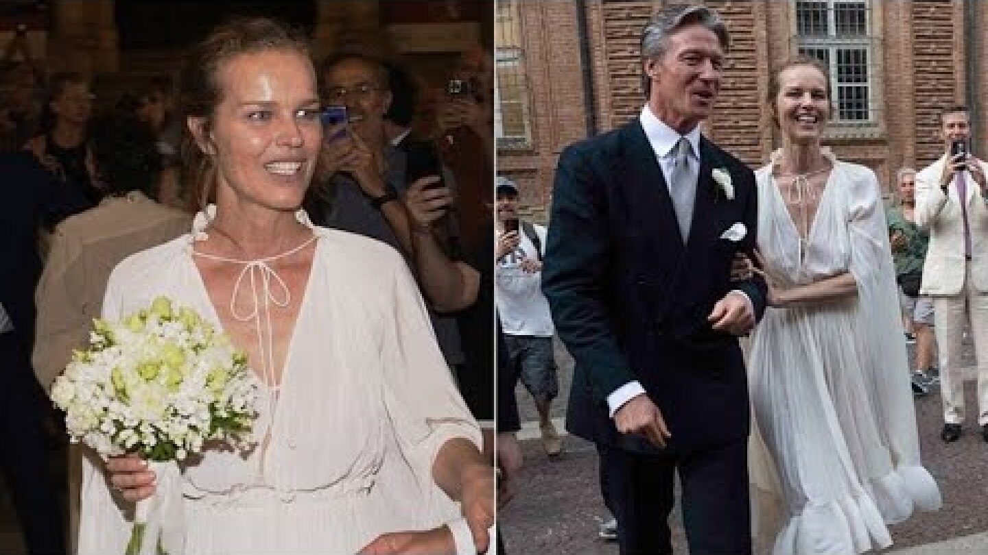 Eva Herzigova finally marries businessman Gregorio Marsiaj in Italy after 25 years together