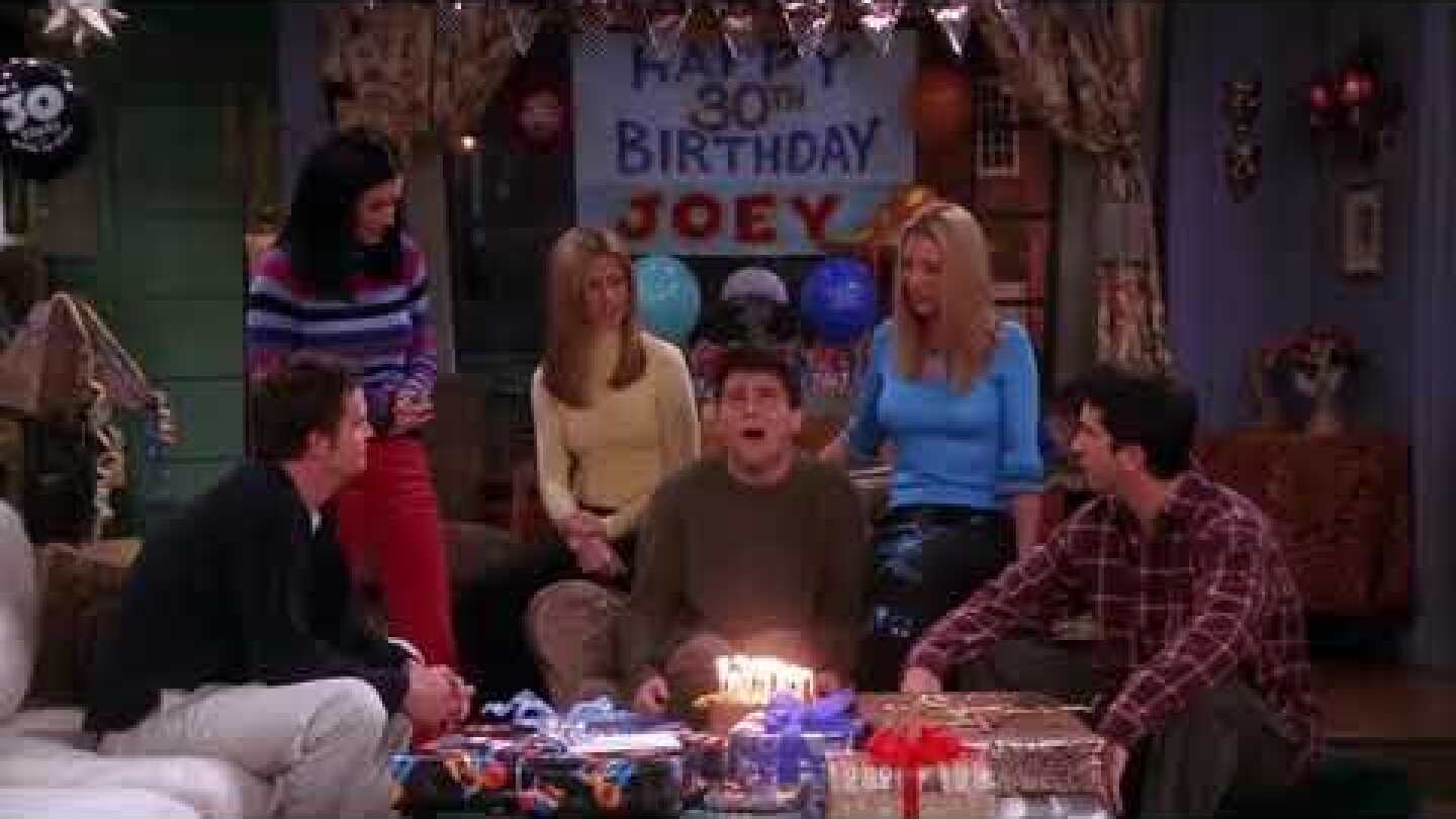 Friends - Joey turns 30 and joey's new deal