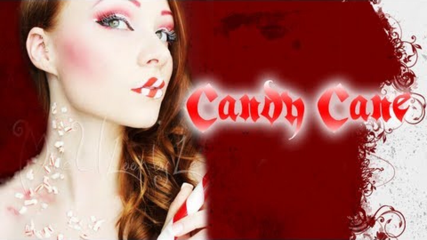 Candy Cane Makeup Tutorial