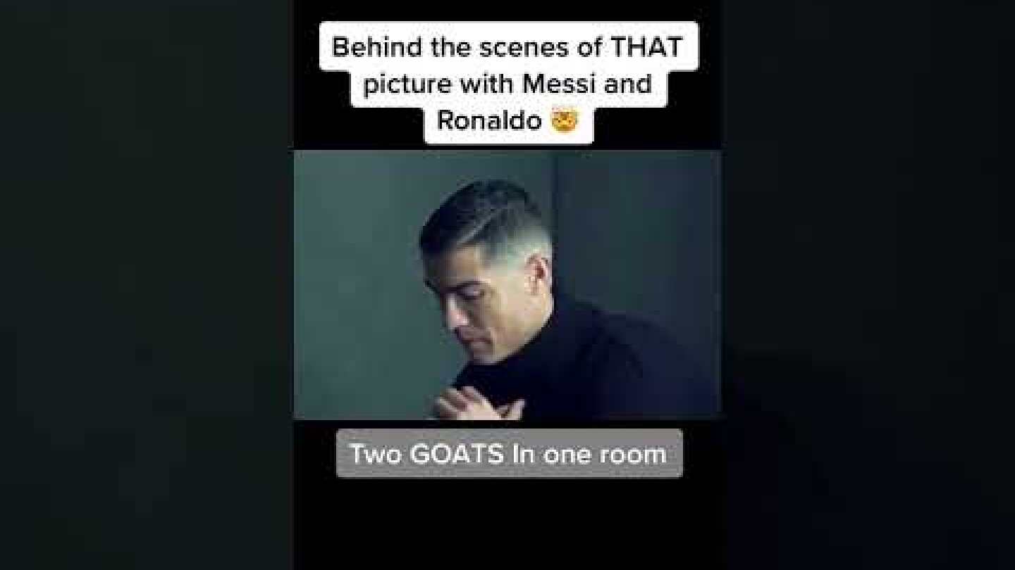 Behind the scene of Lionel Messi and Cristiano Ronaldo Louis Vuitton Picture 🤯🤯🫢