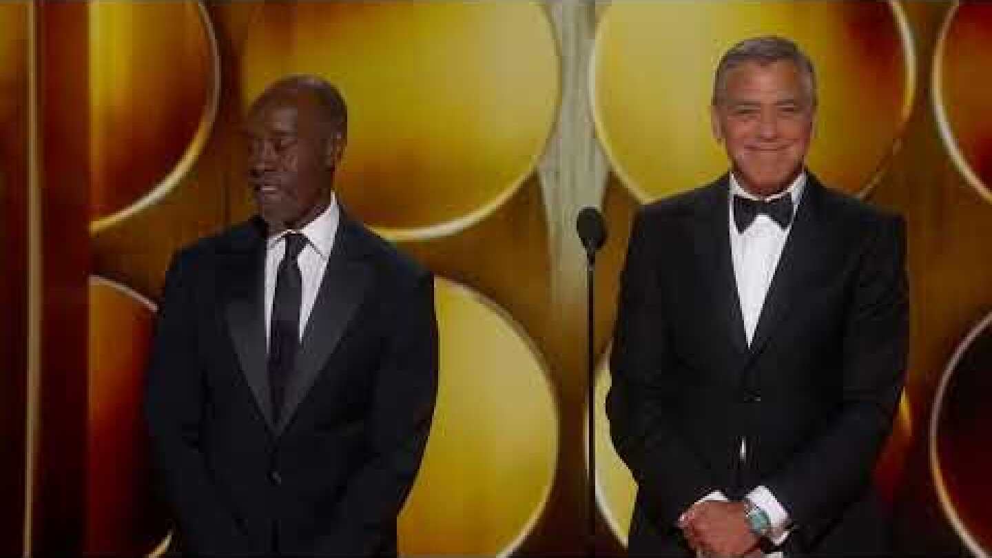 George Clooney Presents Best Picture – Drama | 83rd Annual Golden Globes