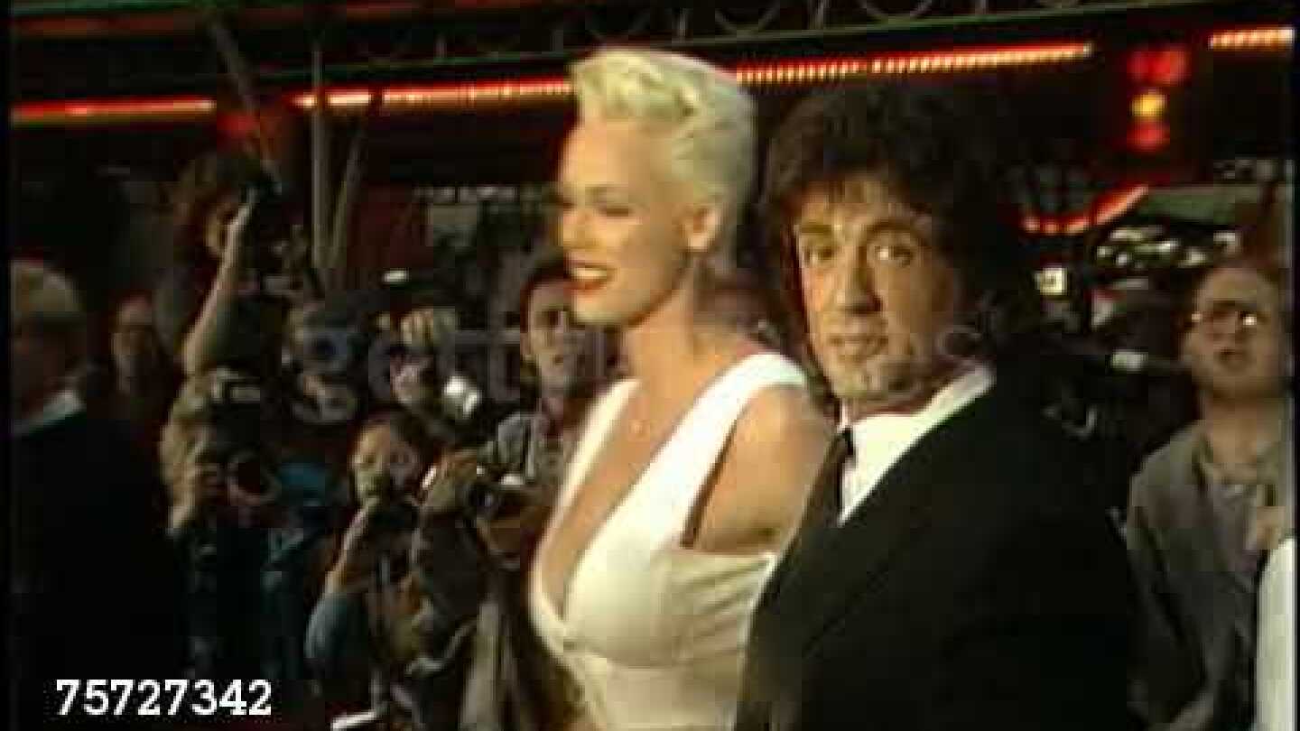 Sylvester Stallone with Brigitte Nielsen (1987)