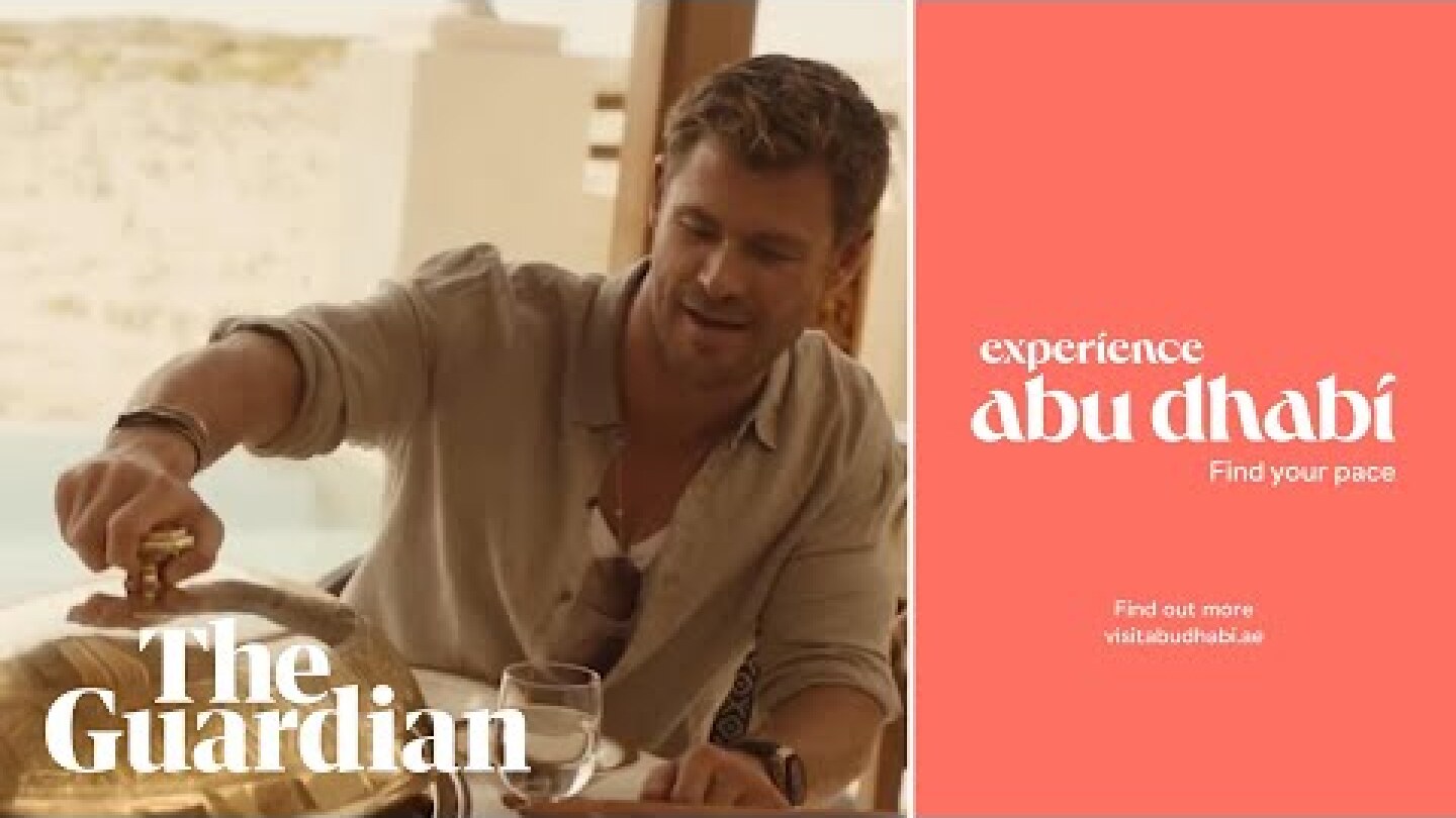 Chris Hemsworth, an Australian movie star, features in slick Abu Dhabi tourism ad