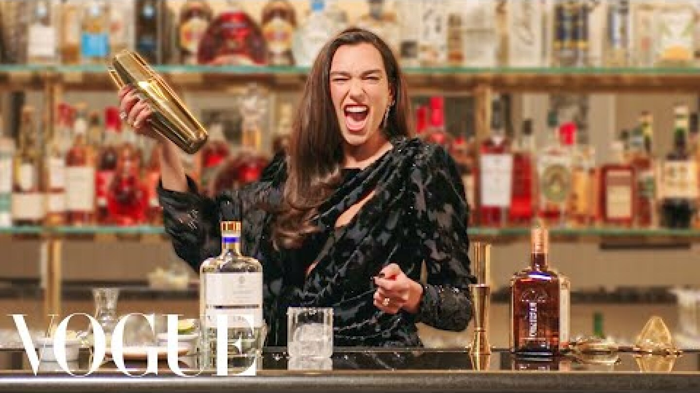 Dua Lipa Makes a Dirty Martini, Margarita, White Russian & More | Vogue