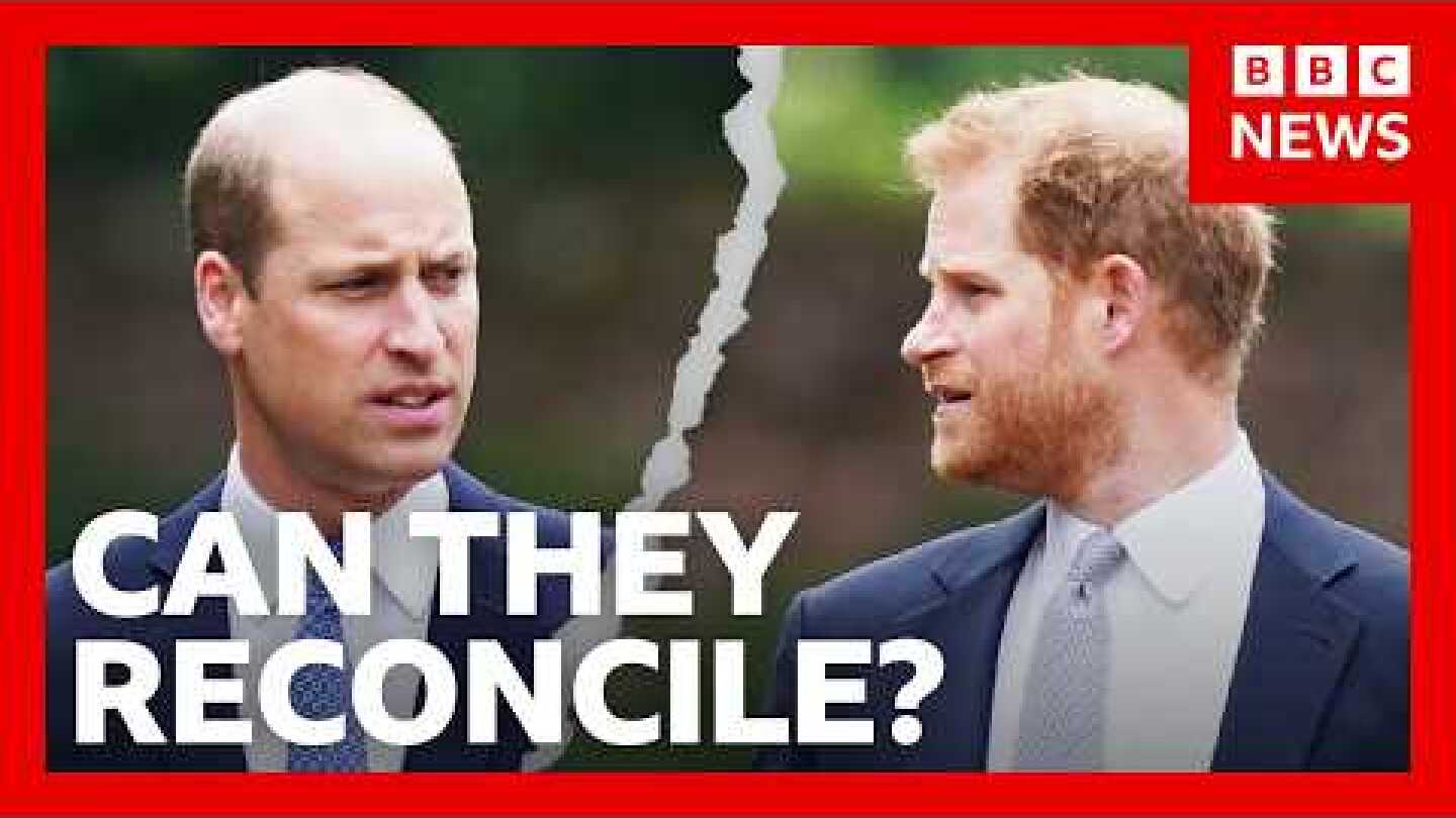 Can Harry and William repair their relationship? | BBC News