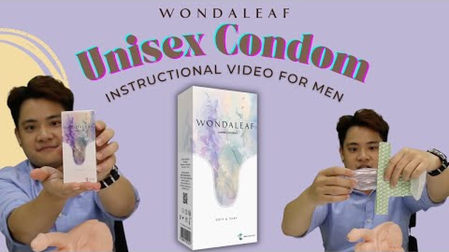 Wondaleaf Unisex Condom as an External Condom Instructional video