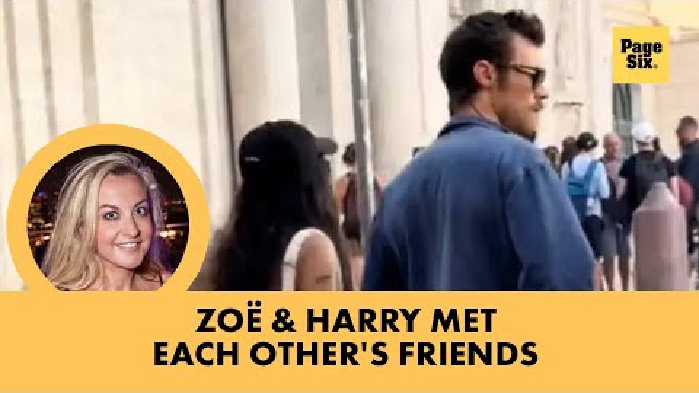 Zoë Kravitz and Harry Styles are already meeting each other's friends
