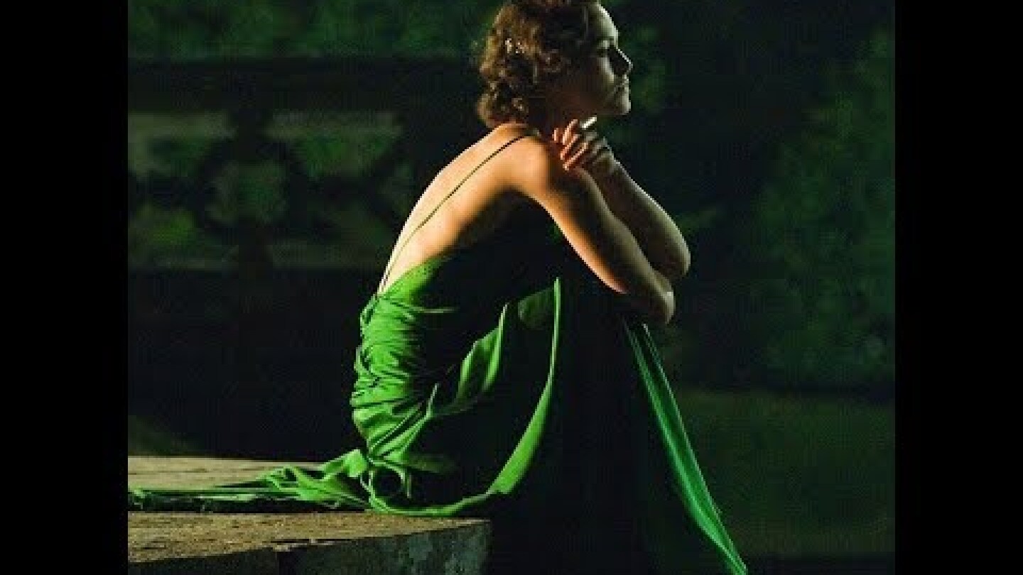 Keira Knightley Green Vintage Evening Dress in Movie Atonement