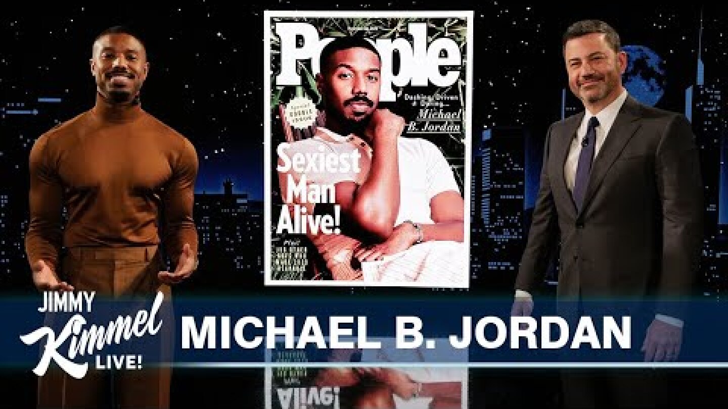 Michael B. Jordan on Being Named People's Sexiest Man Alive
